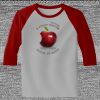 Raglan 3/4 Roundneck Shirt (Gray Body) Thumbnail