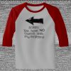 Raglan 3/4 Roundneck Shirt (Gray Body) Thumbnail
