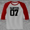 Raglan 3/4 Roundneck Shirt (Gray Body) Thumbnail
