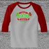 Raglan 3/4 Roundneck Shirt (Gray Body) Thumbnail
