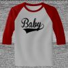 Raglan 3/4 Roundneck Shirt (Gray Body) Thumbnail
