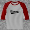 Raglan 3/4 Roundneck Shirt (Gray Body) Thumbnail